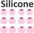6 Pairs Replacement Silicone Ear Tips Compatible with Beats Studio Buds + / Fit Pro, S/M/L 3 Size Earbuds Eartips Flexible Rubber Gel Cover Skin A...