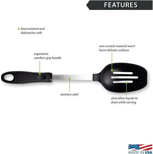 RADA 13" Non-Scratch Slotted Spoon...