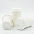 Reusable Double Wall Insulated White Ceramic Travel Coffee Cup with Lid & Sleeve, 12 fl.oz, I Am Not a Paper Cup...
