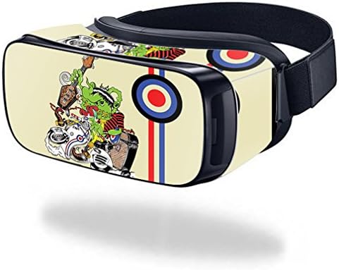 MightySkins Skin Compatible with Samsung Gear VR (Original) wrap Cover Sticker Skins Scooter Punk...
