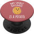 My Spirit Animal Is A Potato PopSockets PopGrip: Swappable Grip for Phones & Tablets PopSockets Adhesive PopGrip...