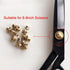 3 Pack Sewing Scissors Screw Replacement Ajustment Clip Copper Center Axis Tension Screws Suitable for 8/9 inch Garment Costume Tailor Scissor She...