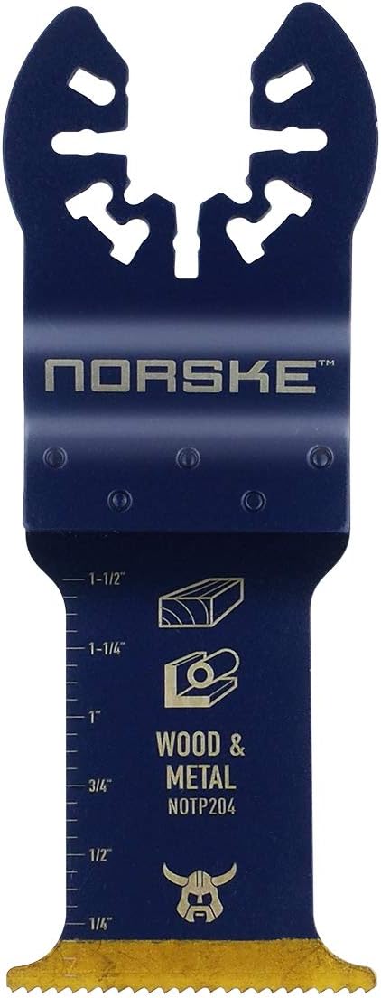 Norske Tools NOTP282 Various Wood/Metal Flush Bi-Metal Blade (3/Pack), Oscillating Tool Accessories | Oscillating Saw Blades...