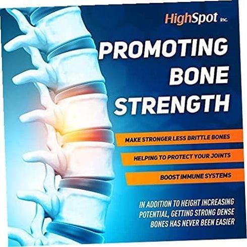 Height Growth - Height Growth Maximizer - Calcium, Vitamin D3, B1, B2 - Grow Taller Supplement - Bone Growth Supplement - Made in USA (White)...