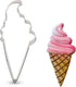 LILIAO Ice Cream Cookie Cutter for Summer - 1.9 x 4.5 inches - Stainless Steel...
