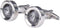 Mens classic cufflinks business wedding shirts gifts (Grey crystal)...