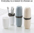 Portable Travel Toothbrush Case,3 in 1 Toothpaste Travel Case Holder Hard Plastic Tooth Brush Container Toothbrush Storage Box for Travel,Business...