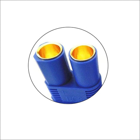 5 Pairs EC8 Banana Plug Connectors Female Male 8.0mm Gold Bullet Connector for RC ESC LIPO Battery Device Electric Motor...