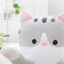 shangman Lovely Plush Cat Doll Cute Cartoon Soft Stuffed Kitten Long Throw Sleeping Pillow Toy Gift for Kids Girlfriend Multiple Size (Grey,70cm/2...