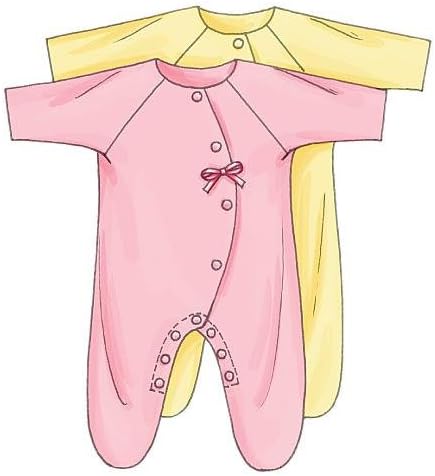 McCall's Patterns M6223 Infants' Coveralls, Top, Bodysuit, Pants, Diaper Cover, Blanket, Booties, Bib and Hat...