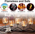 12 Pack Flameless Led Tea Lights Candles with timer battery operated,Built-in 6Hours,6 Hours On and 18 Hours Off in 24 Hours Cycle Automatically,f...