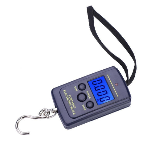 Fish Scales Digital Weight, Hanging Weight Scales, Portable Plastic Electric Balance Digital Fishing Postal Hanging Hook Scale Load 40kg with Lcd ...