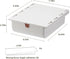Under Desk Drawer Self-Adhesive Hidden Desktop Organizer, Attachable Desk Drawer Slide Out, Table Storage Tray for Stationery Home Office Organiza...