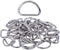 DNHCLL 50 Pcs 1/2 Inch Metal Nickel Plated Multi-Purpose D Ring,for Hardware Bags Ring Hand DIY Accessories...
