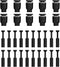 30 pcs 3/16 inch Pneumatic Cap Style Plug Fitting,Push-to-Connect Fitting Plug For 3/16 pneumatic tube and pneumatic fittings...
