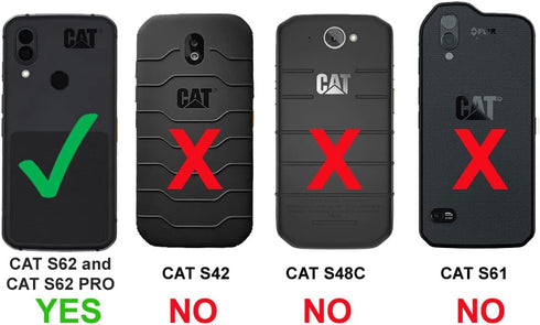 Case Compatible with CAT S62 and CAT S62 PRO phones, Protective Hard Shell Case (Navy Blue)...