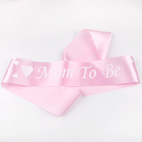 Handmade Floral Pearl Maternity Sash for Mom to Be - Luxury 3D Crystal Pregnancy Sash, Baby Shower Photo Props, Gender Reveal & New Mom Belly Band...
