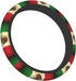 Retro Mexico Flag Steering Wheel Covers,Soft Steering Wheel Protector For Women & Men,Universal 15 Inch Auto Car, One Size...