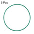 uxcell Fluorine Rubber O-Rings, 45mm OD 42mm ID 1.5mm Width FKM Seal Gasket for Machinery Plumbing, Green, Pack of 5...