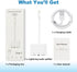 3 in 1 Lightning to 3.5mm Jack Headphone Adapter Earphone Jack Audio and Charging Adapter Headphone Splitter Compatible for iPhone 13 12 11 SE XS ...