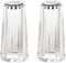 YBM Home Salt and Pepper Shakers Acrylic with Stainless Steel Lid, 1.5oz Clear Spice Herb Dispenser for Dining Table and Farmhouse Decoration, 123...