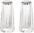 YBM Home Salt and Pepper Shakers Acrylic with Stainless Steel Lid, 1.5oz Clear Spice Herb Dispenser for Dining Table and Farmhouse Decoration, 123...