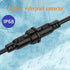 Waterproof Connectors 3 Wire,12AWG Male Female Plug LED Connector with 3Pin Waterproof Connectors,IP68 25CM Extension Cable for Car, Truck, Boat,L...