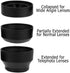 Fotodiox 3-Section Rubber Lens Hood, Sun Shade, 55mm...