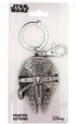 Disney Star Wars Millennium Falcon Pewter Key Ring,Silver ,Large...