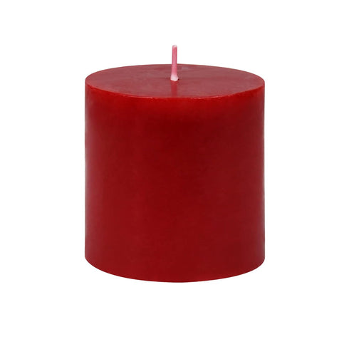 3 Inch Red Pillar Candle...