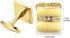 HONEY BEAR Gold Square Crystal Cufflinks for Mens Shirt Steel Wedding Gift...