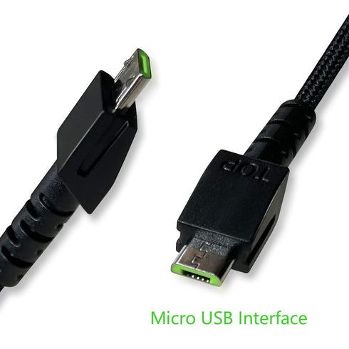 Mouse Charging Cable Compatible with Razer Naga Pro 20000 DPI, Viper Ultimate, USB Charger Cord Compatible with Razer DeathAdder V2 Pro/Basilisk U...