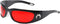 Wrap Round Sunglasses Y2K Trendy, Fashion Black Sport Shades Moon Décor…...