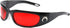 Wrap Round Sunglasses Y2K Trendy, Fashion Black Sport Shades Moon Décor…...
