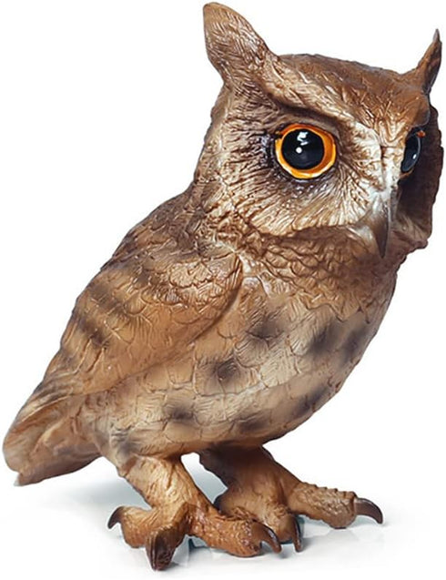 Simulated Owl Model Figure Toy, Realistic Owl Animal Figurines Collection Playset Home Decor Science Educational Props Toys...
