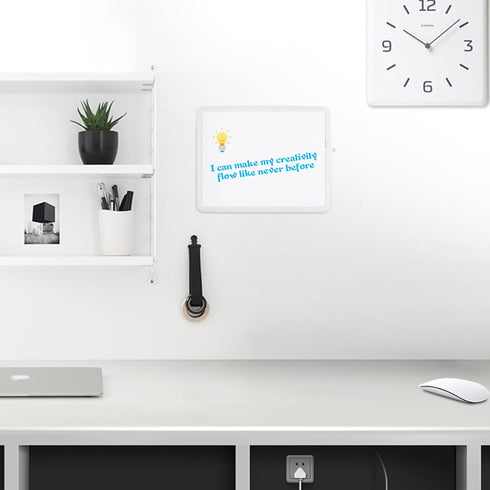 Dry Erase Board, 14 x 11 inches Magnetic Whiteboard, Includes a Black Dry Erase Marker, 2 Magnets...