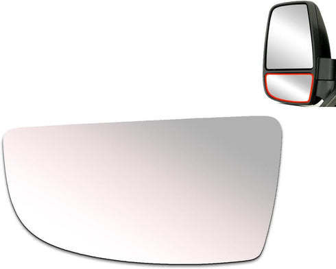 Mirror Glass fit for Ford Transit T150 T250 T350 T350HD 2015-2022 Ford E-Transit 2022 2023 Driver Left Lower Side Mirror Glass No Backing Plate Co...