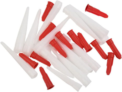 Caulk Extension Nozzle Sausage Caulking Gun Tips Plastic Caulk Nozzles for Sealing and Preserving,Applicator Replacement Extension Tool Supplies A...