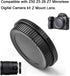 Camera Body Cap & Rear Lens Cap Cover Compatible for Nikon Z8 Z9 Z7II Z6II Z7 Z6 Z5 Z50 Camera kit Z Mount Lens (2 Pack)...