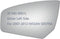 Side Mirror Glass fit for 2007 2008 2009 2010 2011 2012 Nissan Sentra Driver Left Side LH Flat, Including Adhesive (Non Towing Mirror Glass) (Non ...