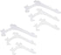 6PCS Acrylic Display Stand Plastic Plate Stands Holders Clear Acrylic Easels for Displaying Various Decorations...