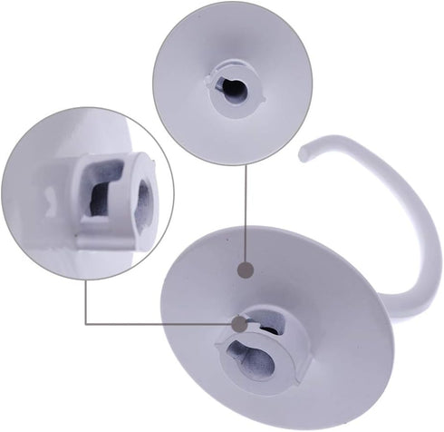 ELSOON K5ADH Dough Hook Coated Anti-stick Replacement for KitchenAid 5-QT Bowl-Lift Stand Mixer K4SS K4SSWH K5 K5A K5SS KDM5 KP50 KPM5 KPM50 KSM5 ...