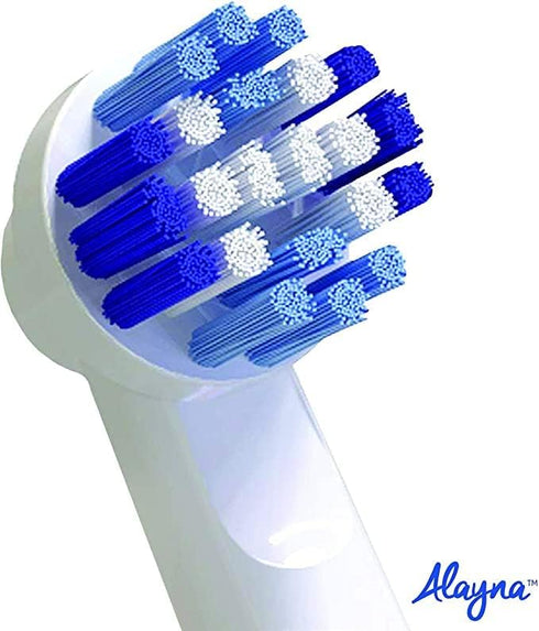 Replacement Brush Heads Compatible with OralB Braun- Pack of 4 Professional Electric Toothbrush Heads- Precision Refills for Oral-b 7000, Clean, O...