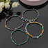 4pcs Hematite Anklet for Women Men - Hematite Stone Anklet Anxiety Relieve Anklet Circle Star Anklets...