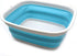 SAMMART 7.7L (2 Gallon) Collapsible Tub - Foldable Dish Tub - Portable Washing Basin - Space Saving Plastic Washtub (Bright Blue, S)...