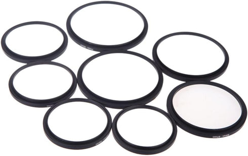 Filter Ring Adapter, Andoer 18pcs Camera Lens Filter Metal Adapter Ring Kit (9pcs Step Up Set & 9pcs Step Down Ring Set) (8pcs)...