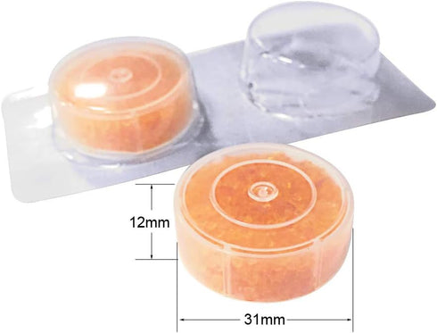 Hearing Aids Drying Kit Drying Jar Drying Dehumidifier Dryer (Two Cards Drying Capsules and One Drying Jar) (60 * 85mm)...