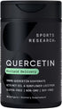 Sports Research Quercetin with Coconut MCT Oil & Sunflower Lecithin for Better Absorption - Supports Antioxidant Activity & Immune Health – Gluten...