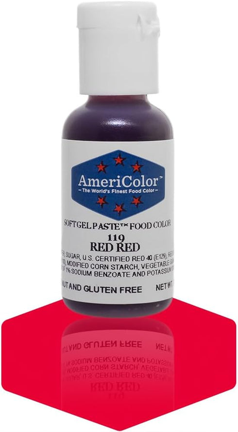 Americolor Soft Gel Paste Food Color, 0.75-Ounce, Red...