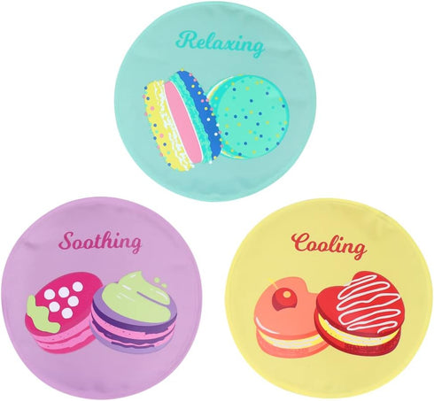Hilph Kids Ice Packs for Boo Boos, 3 Toddler Ice Pack Nylon Fabric Boo Boo Ice Packs for Kids Injuries Reusable, Kids Gel Cold Pack for Children P...